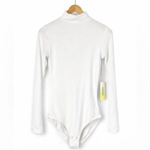 Summersalt White Long Sleeve Bodysuit